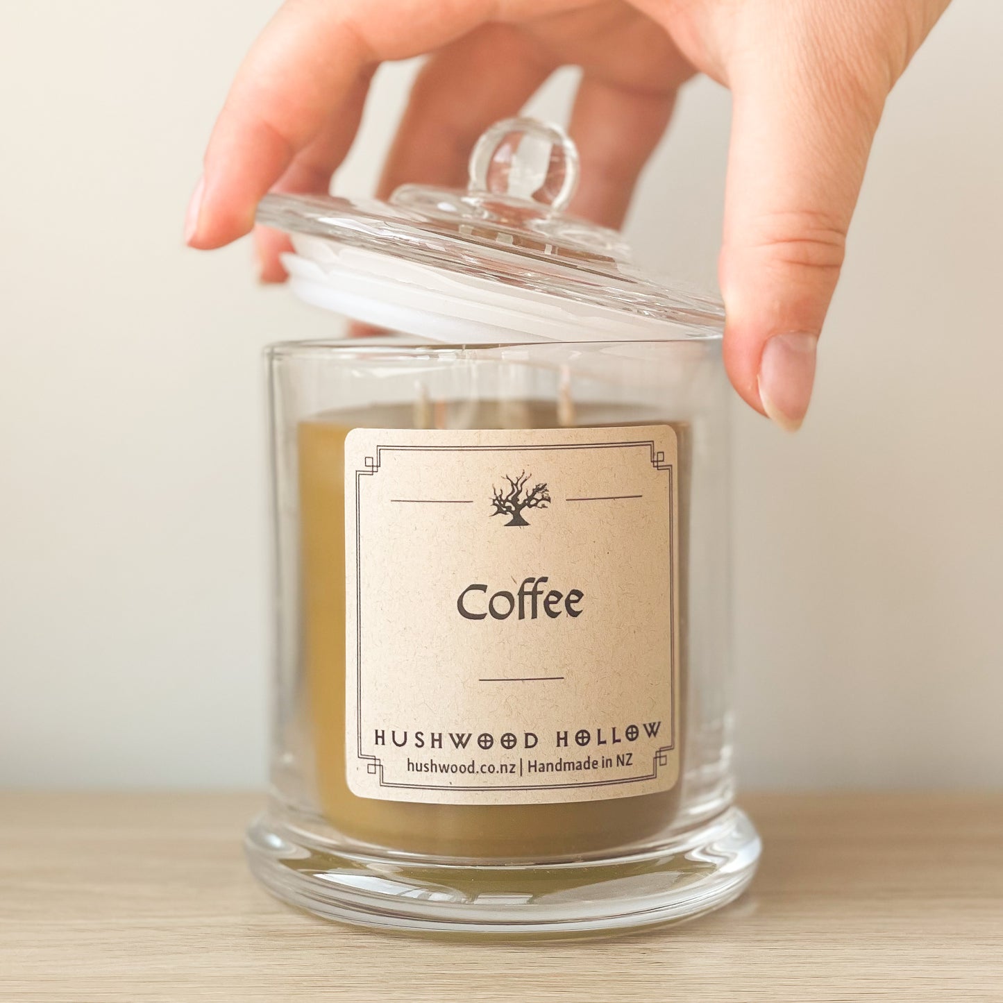 Soy Candle - Coffee - Hushwood Hollow