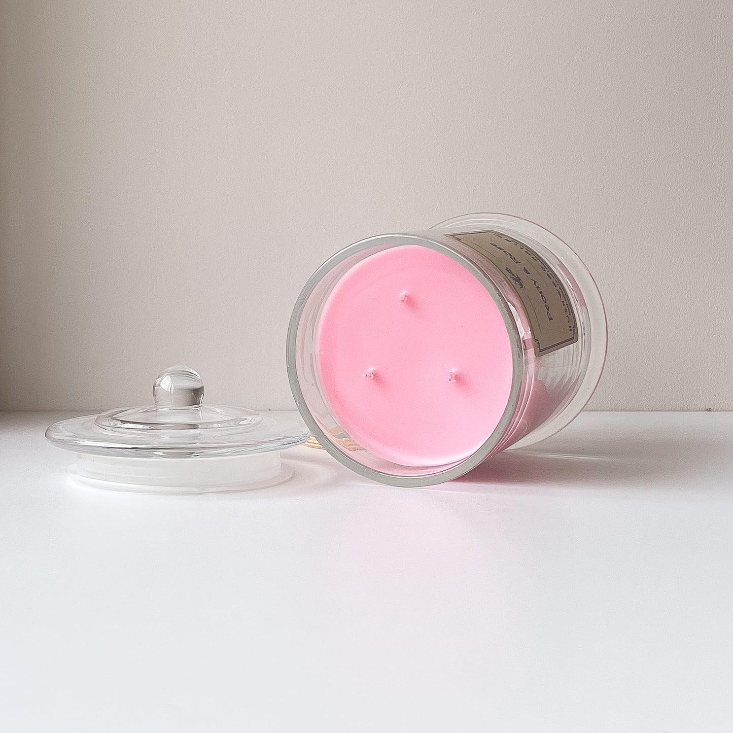 Soy Candle - Peony & Rose - Hushwood Hollow