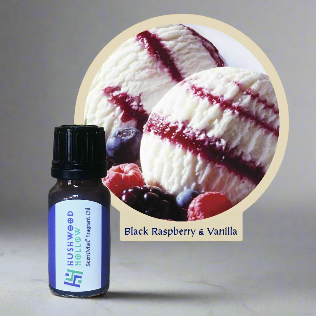 Black Raspberry & Vanilla - ScentMist® Fragrance Oil - 10ml - Hushwood Hollow