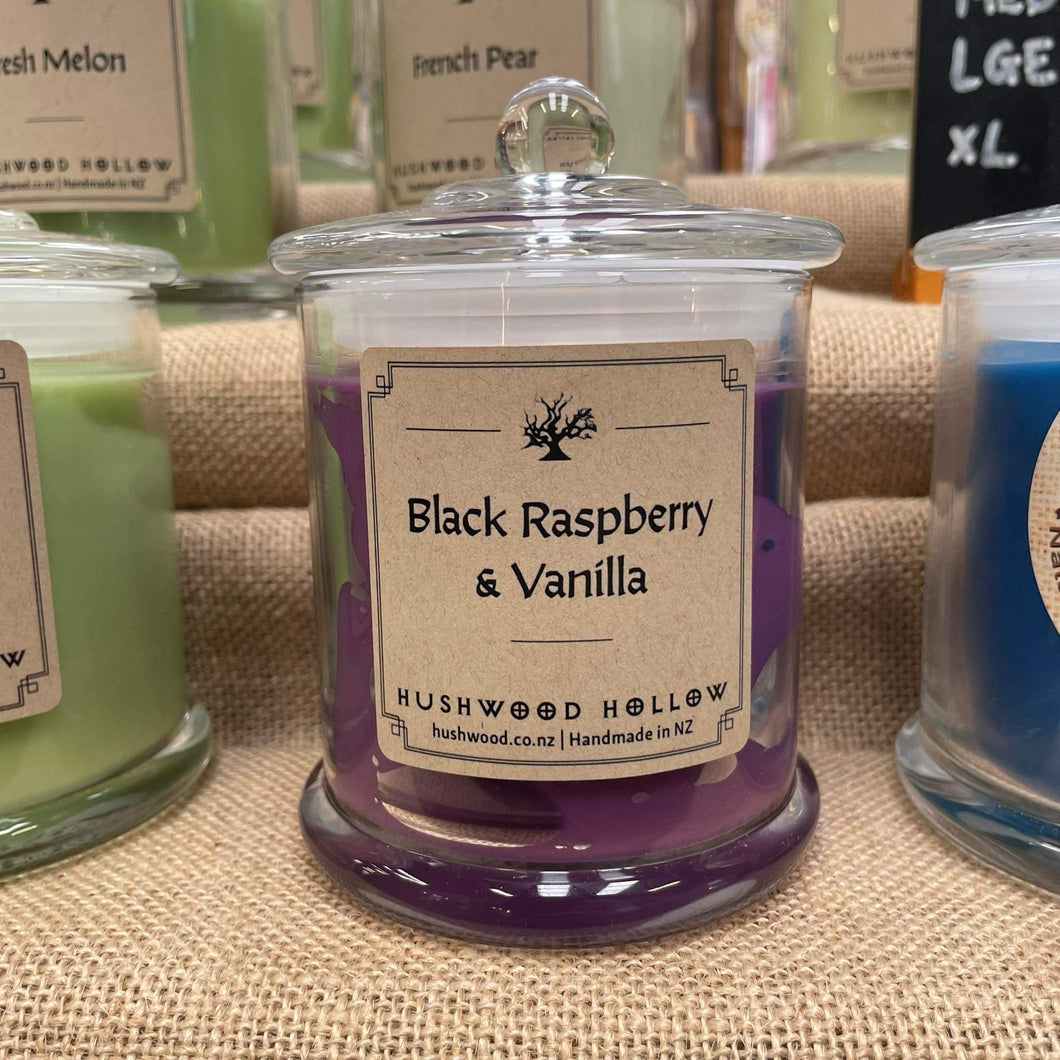 Black Raspberry and Vanilla - Large Candle - Hushwood Hollow