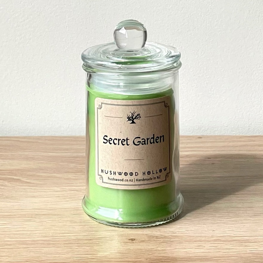 Secret Garden Candle in Medium with Single Wick