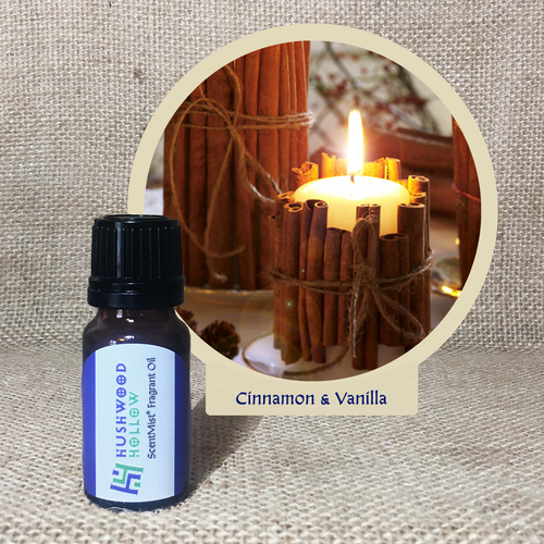 Cinnamon & Vanilla - ScentMist® Fragrance Oil - 10ml - Hushwood Hollow
