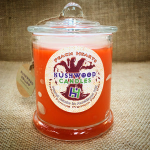 Peach Hearts - Large Candle - Hushwood Hollow