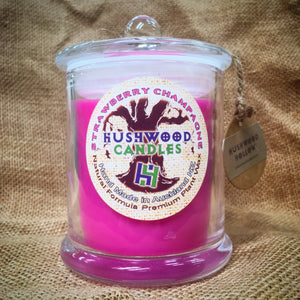 Strawberry Champagne - Large Candle - Hushwood Hollow